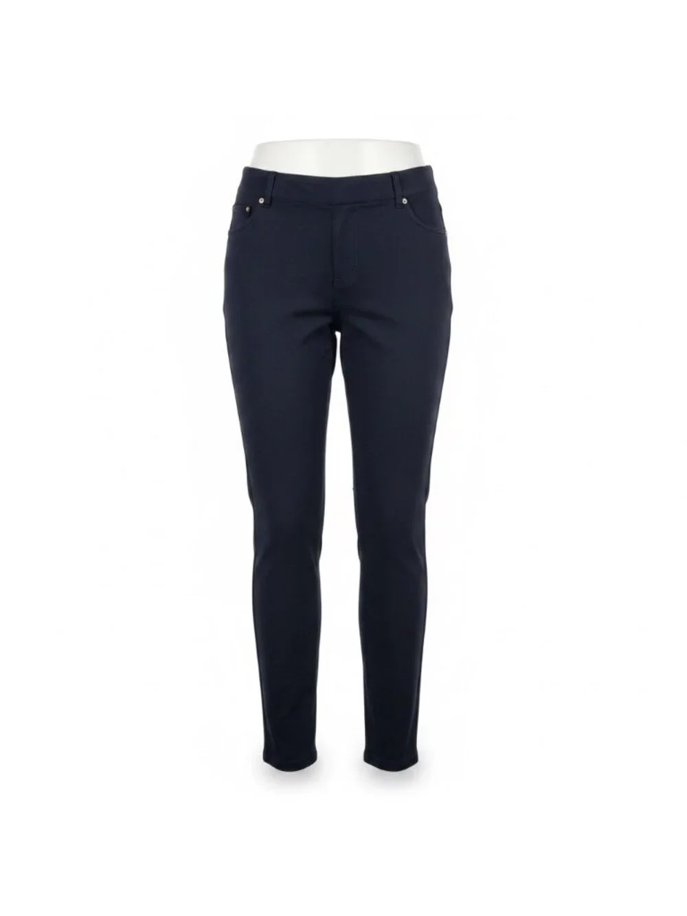Michael Kors Womens Black Pants Stylish Slim Fit Stretch Size 2X